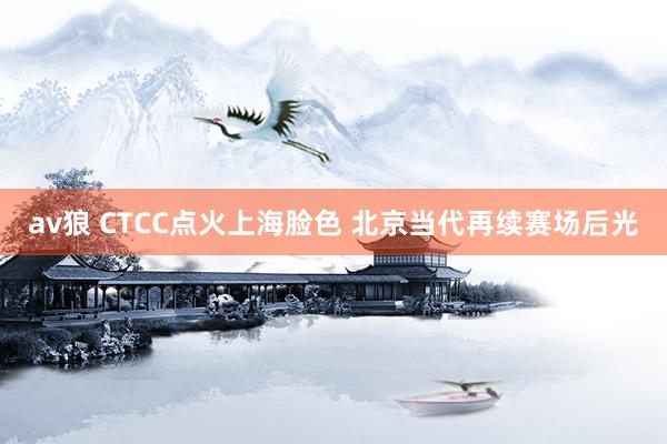 av狼 CTCC点火上海脸色 北京当代再续赛场后光